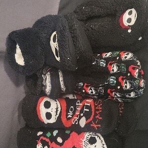 Nightmare Before Christmas slipper lot 6 pairs